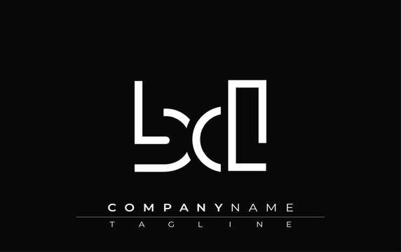 BCL abstract letter design. Modern Business Logo Design With Abstract Typography and Contemporary Style