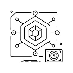 nft icon icon, nft icon vector illustration-simple illustration of nft icon , perfect for nft icon logos and icons