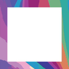 Abstrack Twibbon Frame Border Colorfull