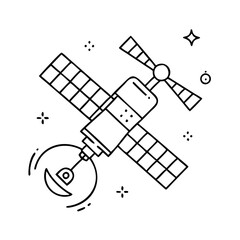 satellite icon, satellite vector illustration-simple illustration of satellite , perfect for satellite logos and icons