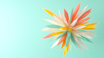 Obraz premium Investment categories explored as colorful shards creative visualization abstract environment artistic perspective