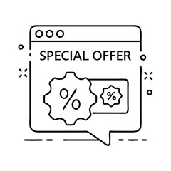 special offer popup icon, special offer popup vector illustration-simple illustration of special offer popup , perfect for special offer popup logos and icons