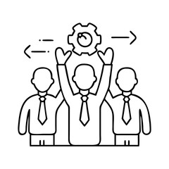 teamwork icon icon, teamwork icon vector illustration-simple illustration of teamwork icon , perfect for teamwork icon logos and icons