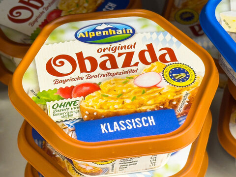 Alpenhain obazda bavarian cheese spread classic flavor packaging