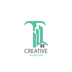 T Logo Vector and Icon design