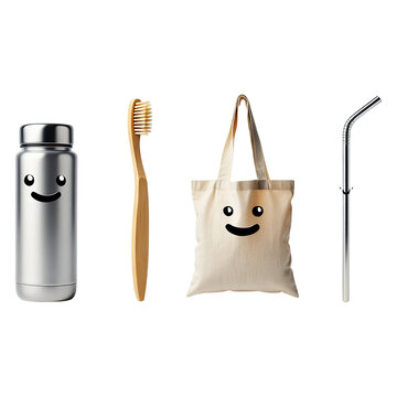 Reusable Essentials &ndash; Use reusable items like bottles, bags, and straws to reduce waste and save Earth