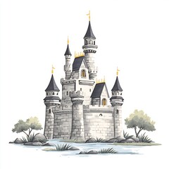 Fairy Tale Castle with Enchanted Design