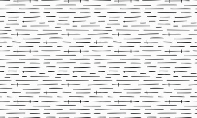 Hand-Drawn Abstract Line & Dot Seamless Patterns