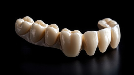 Dental Implant and Root Canal Treatment: Jaw Model for Dentist Study


