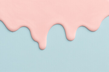 Soft pastel composition with a smooth, flowing melt effect.

