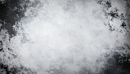 Top-down view of grunge cement with white gradient