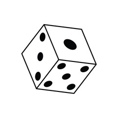 Dice Vector icon