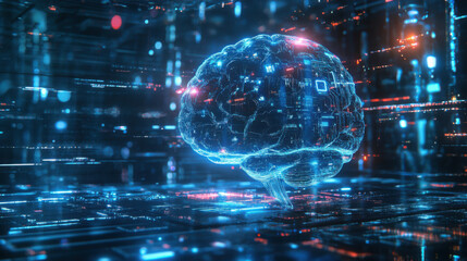 Illuminating Innovation: Bulb Symbolizing Future Technology and AI Concepts

