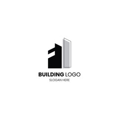 Letter F building logo for construction, architecture and property logo. Template for your brand