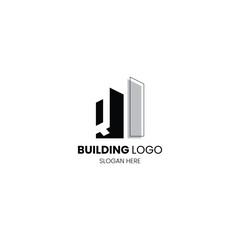Letter Q building logo for construction, architecture and property logo. Template for your brand