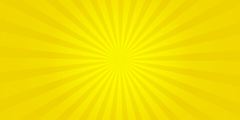 Retro comic rays yellow dots background. Vector illustration in pop art retro style