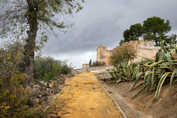 castle of Luna in Mairena del Alcor, province of Sevilla, Andalusia, Spain