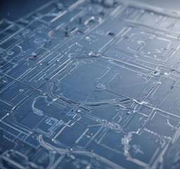 Stylized blueprint detail, photo manipulation ,  style,  grunge,  engineering