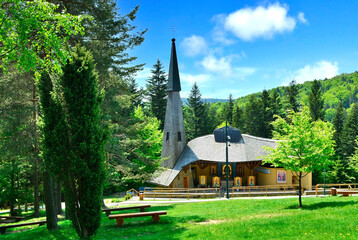  Church  in pilgrimage site at mountain Zvir near village Litmanova, Slovakia