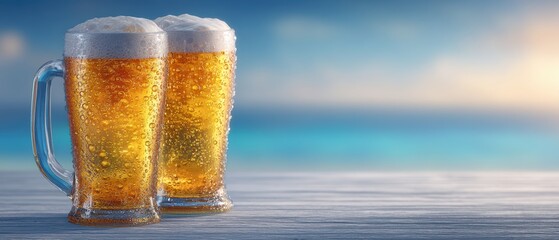 Refreshing beer duo a visual toast to summer enjoyment