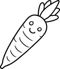 carrot cartoon vector art