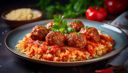 Fototapeta premium Kofta in Tomatensoße