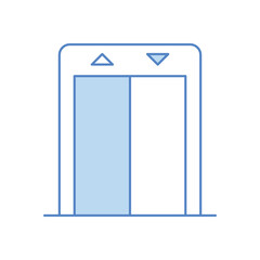 Mall Entrance Vector icon