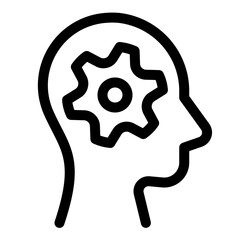 planning line icon. Vector format with fully editable strokes, business series.