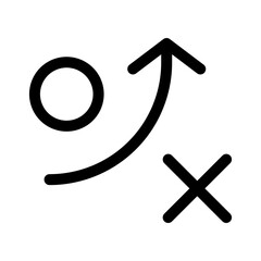 strategy line icon. Vector format with fully editable strokes, business series.