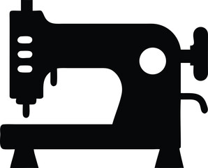 old sewing machine silhouette