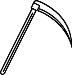 scythe silhouette
