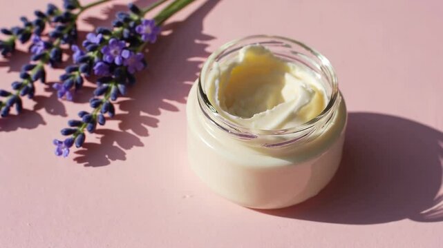 Homemade Purple Body Butter with Lavender