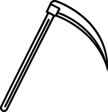 recommend clip art: scythe silhouette