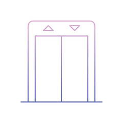Mall Entrance Vector icon