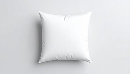 white pillow on white background