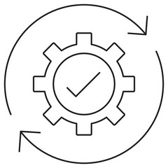 Autonomy and Control icon, Empowered Decisions Balancing Autonomy and Control, Mastering Independence Strategies for Effective Self-Management, vector