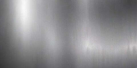 Fototapeta premium Brushed silver, metallic texture Shiny, industrial pattern , grey, silver background, pattern