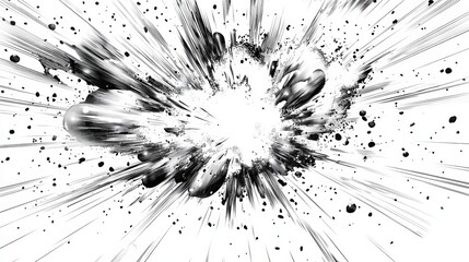Starburst speech bubbles featuring explosion icons and bursting effects are ideal for use in comic book stickers and modern illustrations