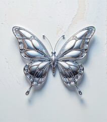butterfly on white background