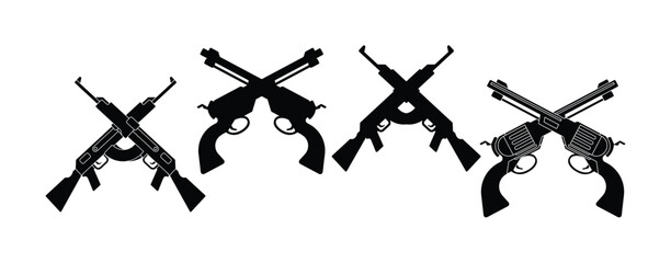 Set Icons Gun 