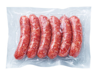  Vacuum-Sealed Pack of Raw Sausages