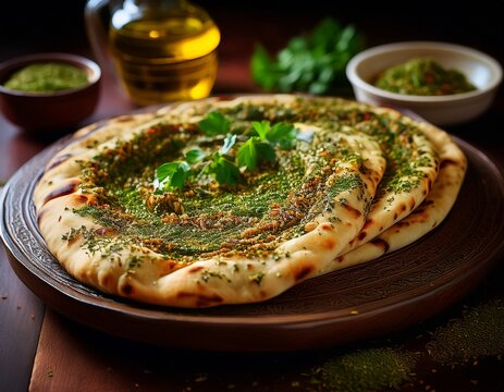 Manakish mit Zaatar