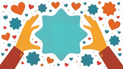 National Minority Donor Awareness Day sale banner design free space in the center
