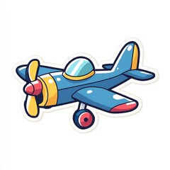 Flying Airplane Flat 