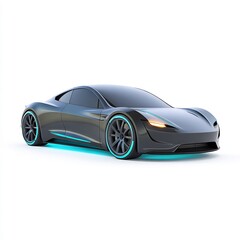 Sleek Futuristic Electric Car