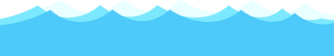 Naklejka premium abstract blue waves