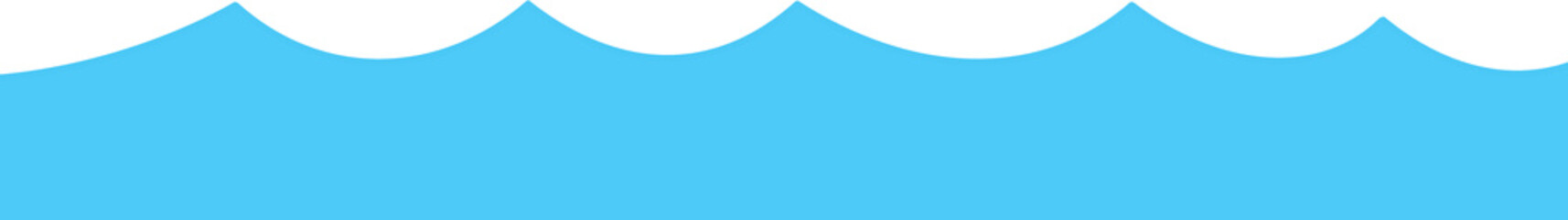 abstract blue wave illustration