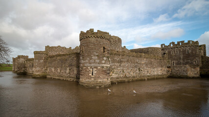 Views from Beaumaris Castle, Wales