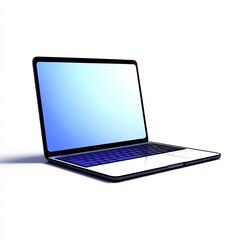 laptop glowing screen computer icon