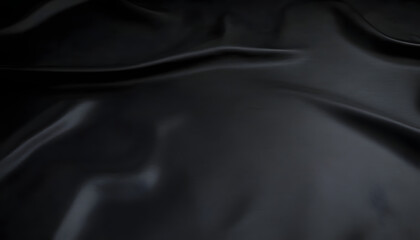 Obraz premium Smooth, dark black paper with a soft sheen; luxurious feel , modern, background